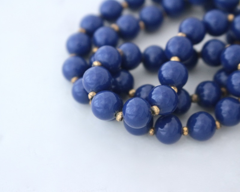 Navy Necklace