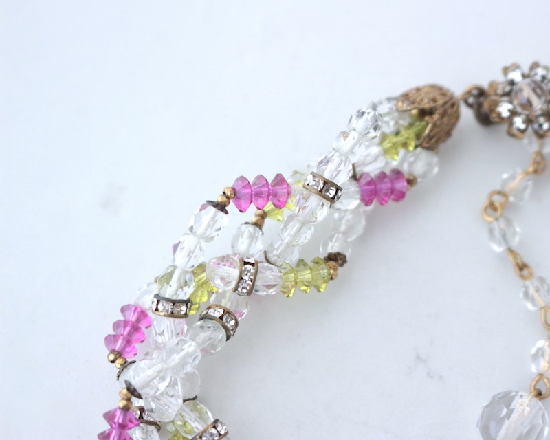Pink&Green Necklace