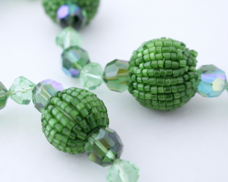 Green Long Necklace