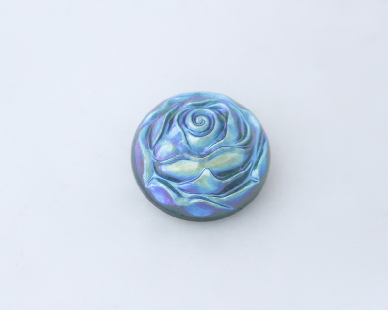 Rose Cabochon - green