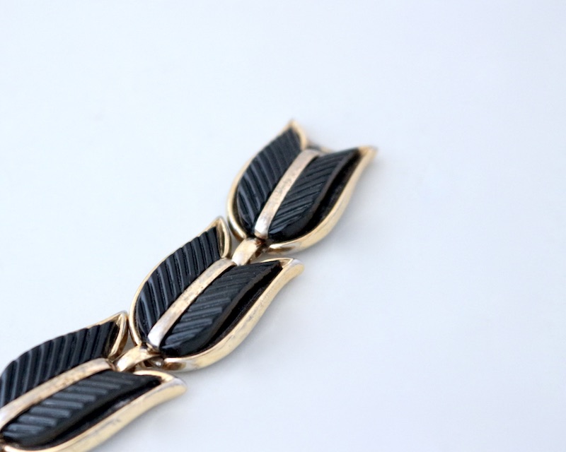 Leaf bracelet + Earrings
