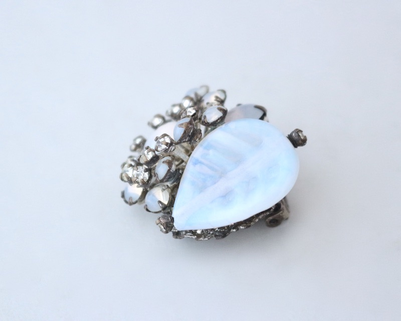 Opal Leaf Earrings
